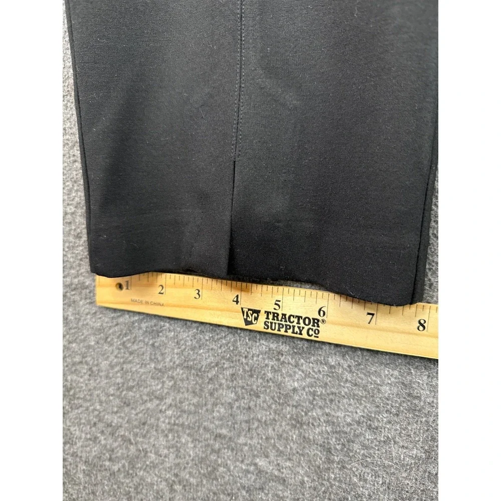 J.McLaughlin Blk Straight Leg Crepe Pants Women Size 10 Bartender Manager Career